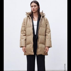 New Zara  Down coat. Never been worn. Great quality.